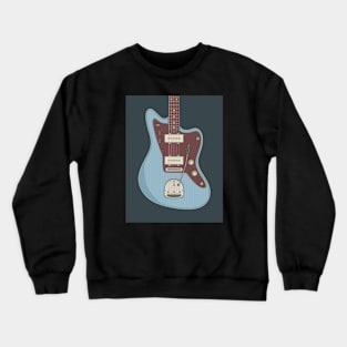 Ice Blue JM Guitar Crewneck Sweatshirt